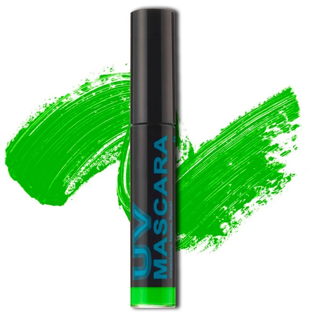 Neon Green UV Glow in the Dark Vegan Mascara NEW WITH TAG